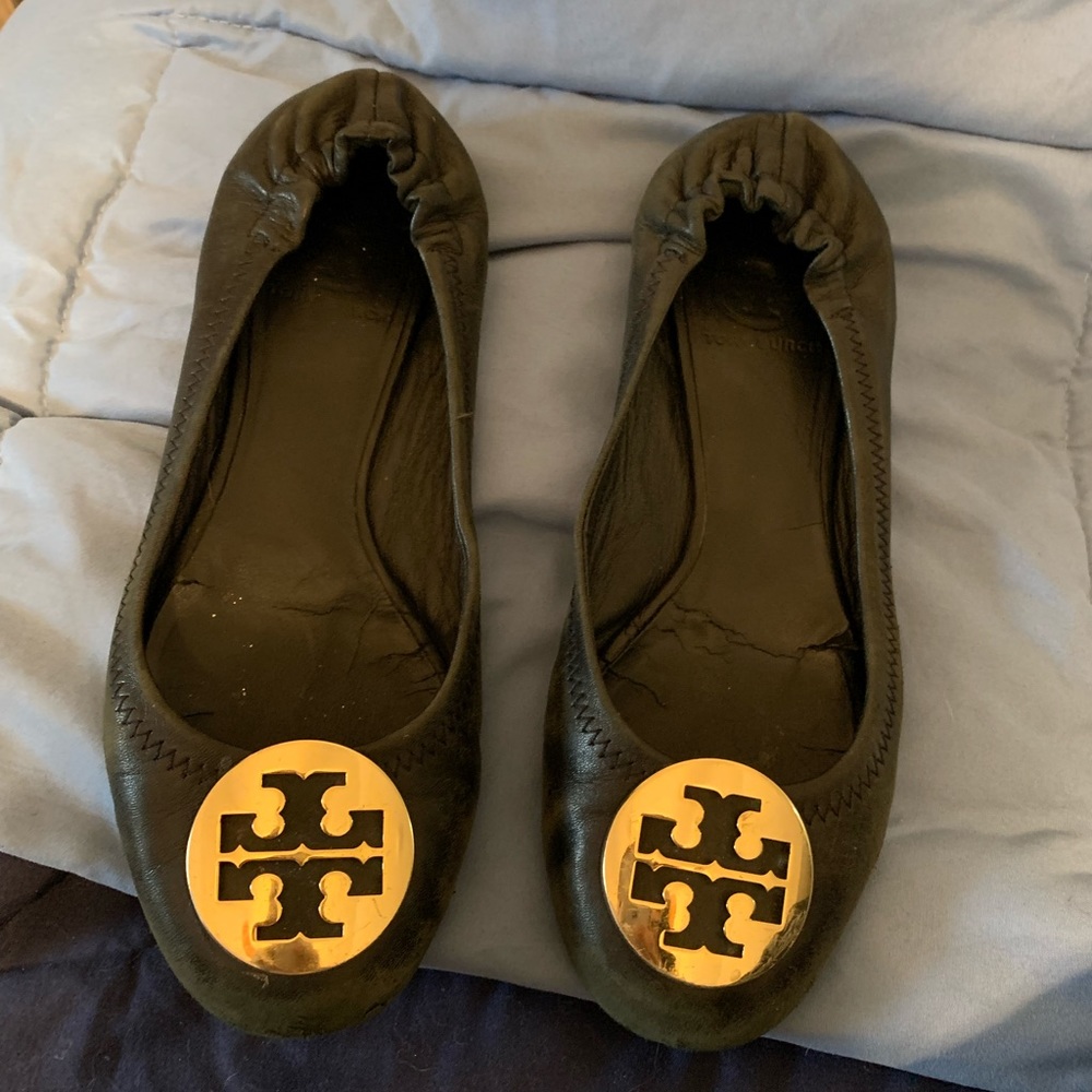 Tory Burch black flats 7.5